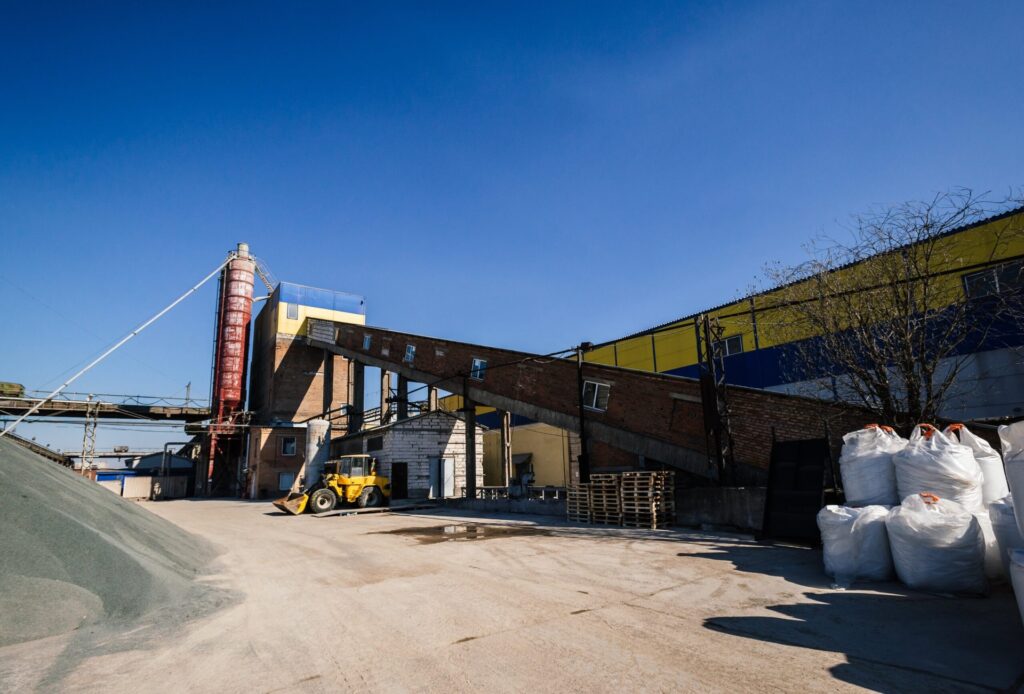 production area industrial construction project